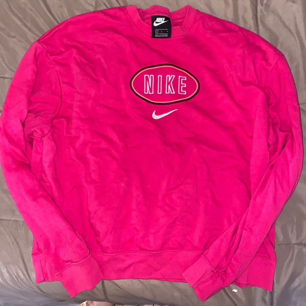 VINTAGE pink nike hoodie